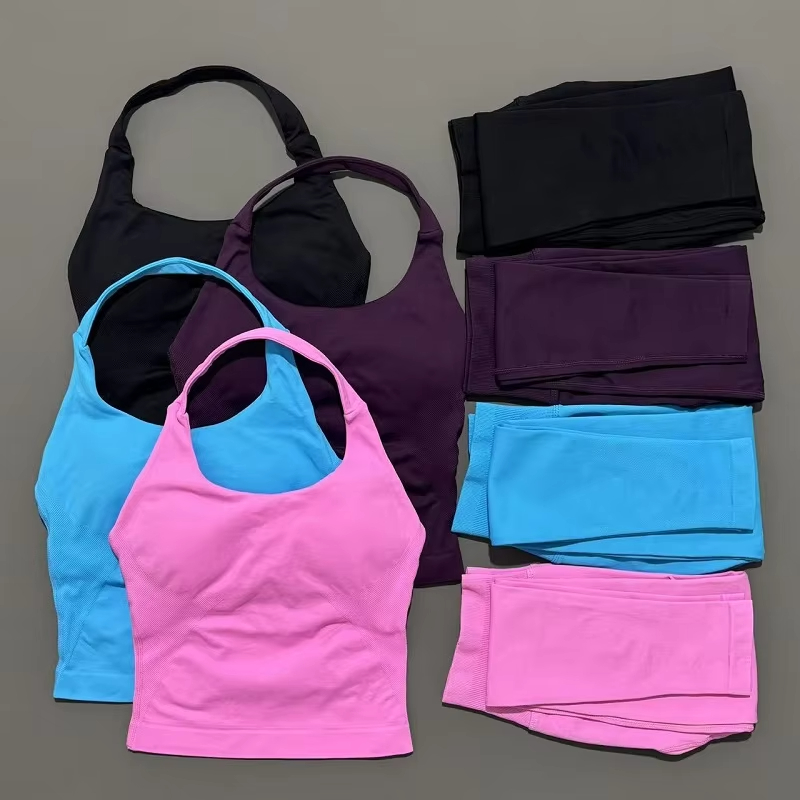 Pilates Yoga Gear - 2ピース スポーツウェア レディース ヨガセット ジム服 スポーツウェア