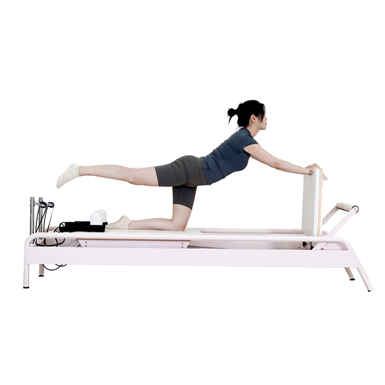 Pilates Yoga Logo - コアベッド、キュートピンク、優しくエレガント、ヨガやピラティスのエクササイズに最適。 ロゴのカスタマイズ可能。
