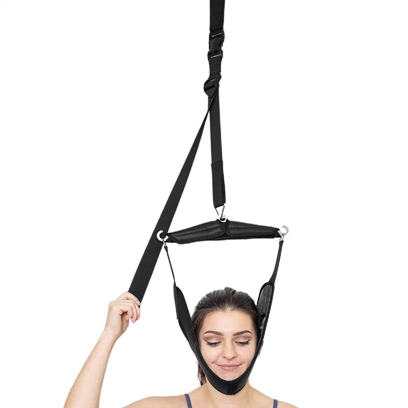 Posture Pole Corrector - 首用トラクション ネックストレッチャー ネックトラクションデバイス ネックトラクションコレクター ドア越しに脊椎ストレッチキット 男性用