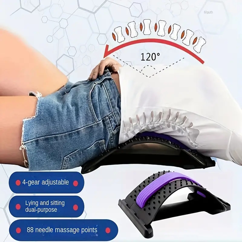 Posture Pole Corrector - 磁気背中マッサージ筋肉弛緩ストレッチ器具姿勢矯正バックストレッチ脊椎ストレッチ腰椎サポート痛み緩和