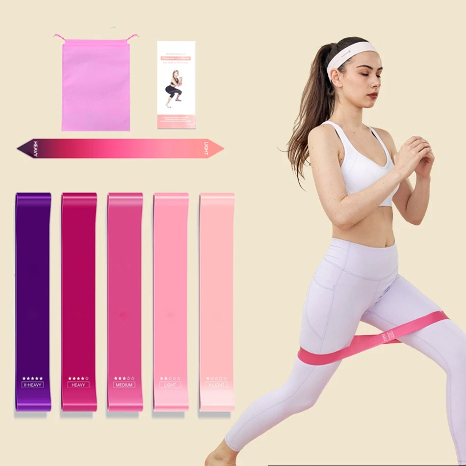 弾性フィットネスレジスタンスバンド、家庭、ヨガ、ピラティス、 - Difference Pilates And Yoga のレビューと価格