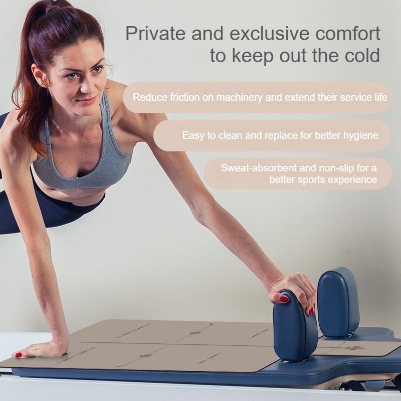 ピラティス リフォーマー マット 滑り止め ヨガ プロテクタ - Pilates Yoga Logo のレビューと価格