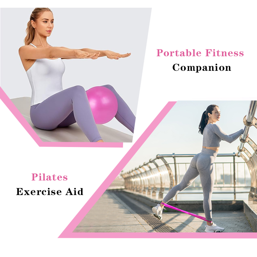 カスタマイズロゴ入り レディース5点ピラティスエッセンシャル - Pilates Yoga Logo のレビューと価格