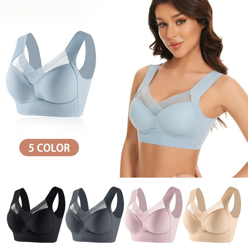 L-6XL プラスサイズ非アンダーワイヤーブラジャーセクシー - Pilates Yoga Jacket のレビューと価格