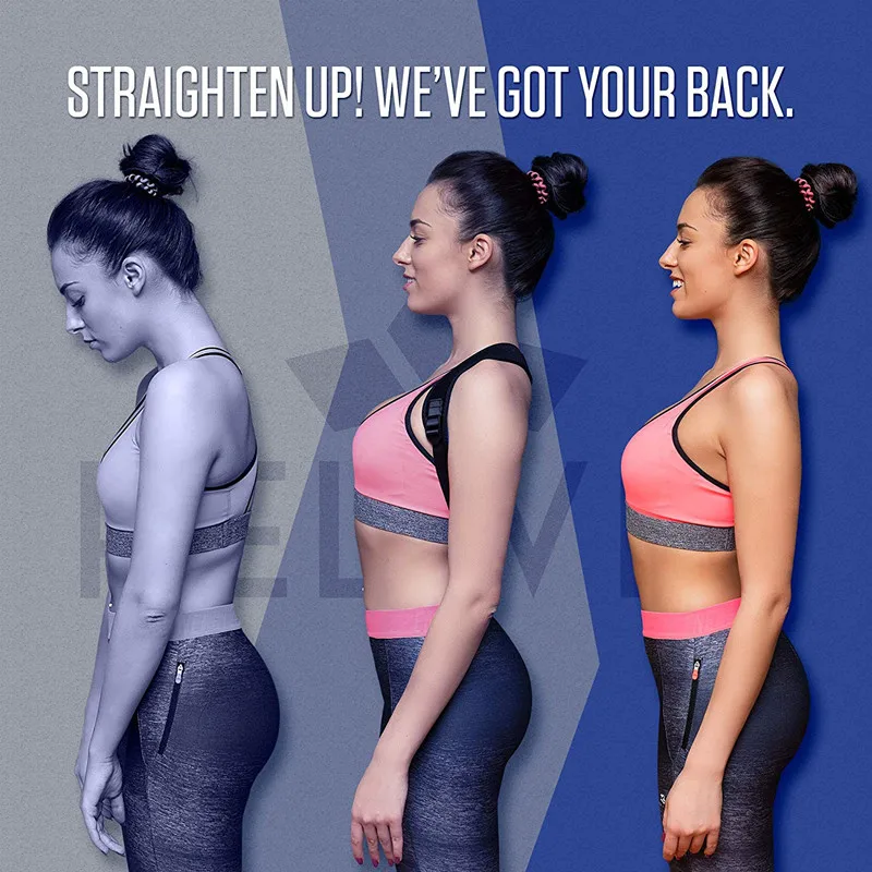 背中の姿勢コレクター肩腰椎ブレース脊椎サポートベルト調節可能 - Posture Pole Corrector のレビューと価格
