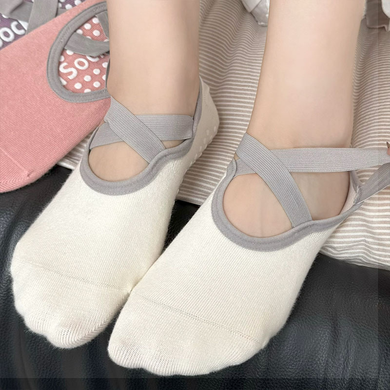 プロフェッショナル女性ヨガソックスシリコーン滑り止めバレエピ - Pilates Yoga &A のレビューと価格