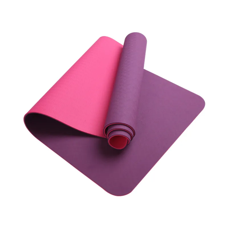カスタムプリントロゴ入りTPEヨガマット 6mm 8mm厚  - Pilates Yoga Logo のレビューと価格