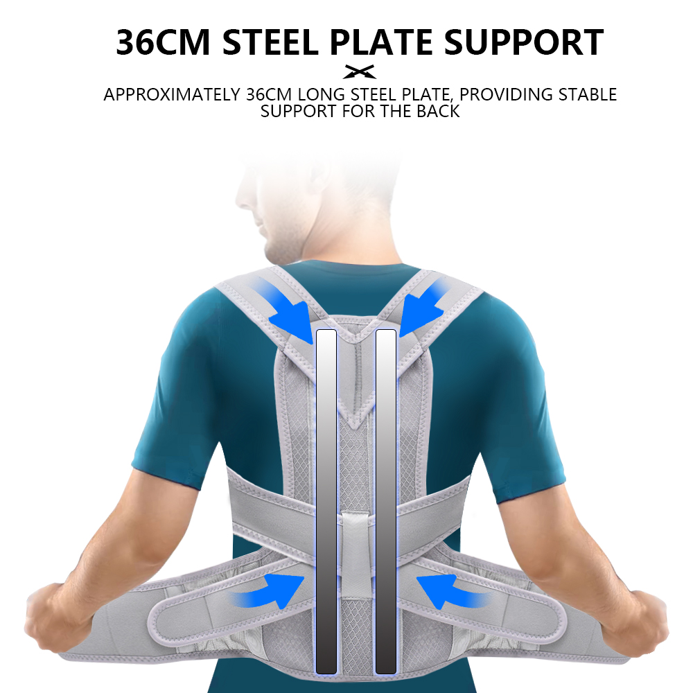 調整可能な脊柱側弯症姿勢矯正コルセット、背部装具、腰椎サポー - Posture Pole Corrector のレビューと価格