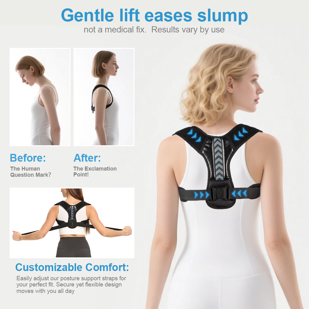 姿勢矯正器上部背中ブレース首肩背中サポートブレース痛みベルト - Posture Pole Corrector のレビューと価格
