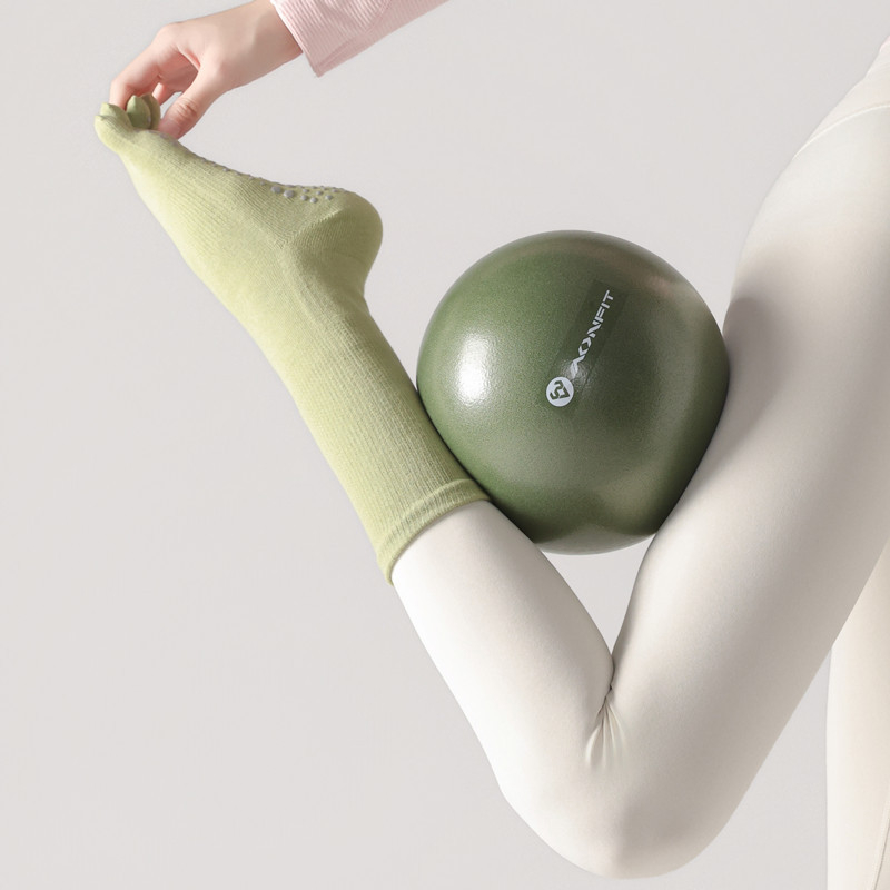 1 ペア女性ヨガソックスキャンディーカラー綿シリコーンノンス - Pilates Yoga &A のレビューと価格