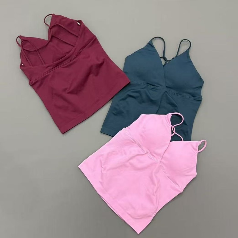 ビジョントゥイストフロントロングライントップ女性用ホルターV - Pilates Yoga Jacket のレビューと価格