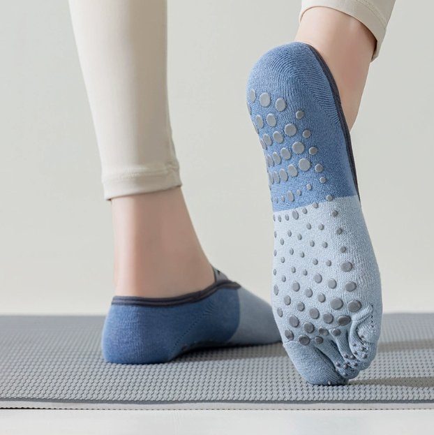 卸売ボーンレスカスタムロゴコットン グリップバートランポリン - Pilates Yoga Logo のレビューと価格