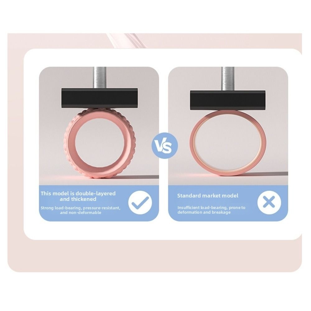 ホットシリコーンヨガホイール二層厚みのある初心者トレーニング - Pilates Yoga Resistance Ring のレビューと価格