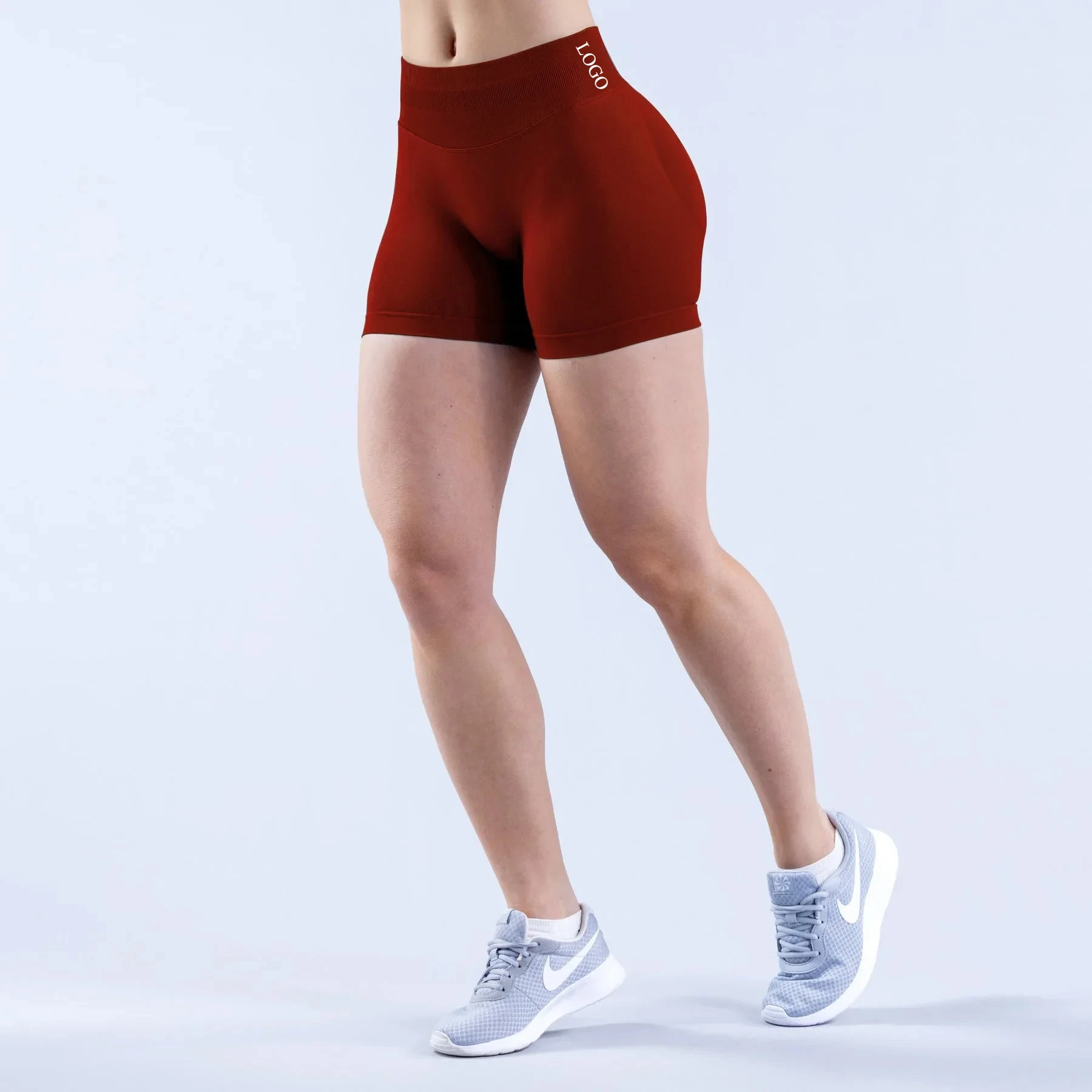 ロゴデザインのアスレチックヨガパンツは伸縮性があり、スリム効 - Pilates Yoga Logo のレビューと価格