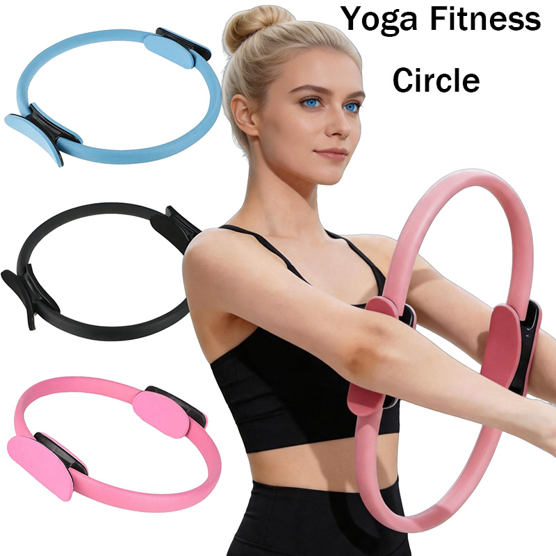 ピラティスリング弾性ヨガフィットネスサークルホームジム抵抗運 - Pilates Yoga Resistance Ring のレビューと価格