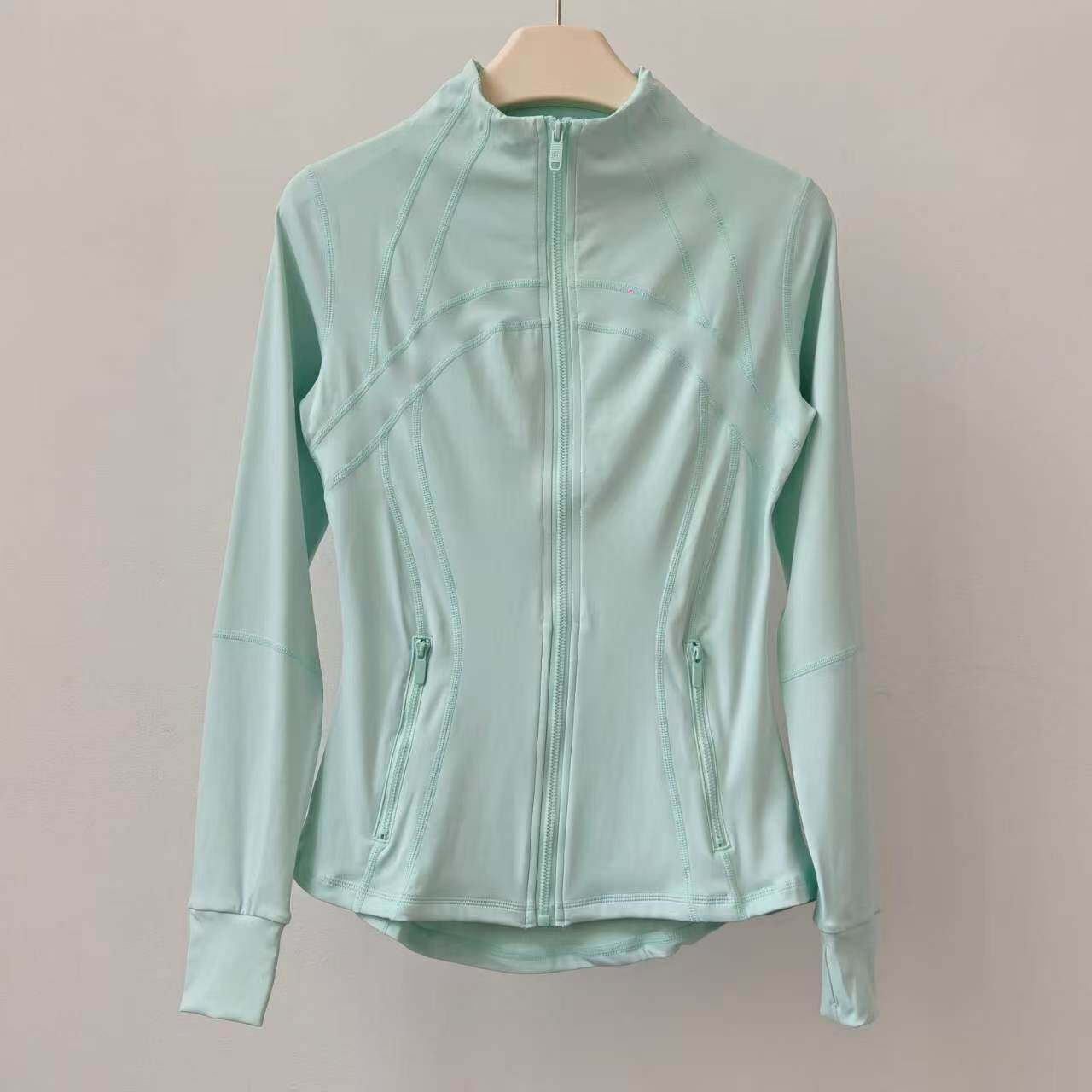 ヨガ服ジャケット女性痩身ランニングトレーニングスポーツスタン - Pilates Yoga Jacket のレビューと価格