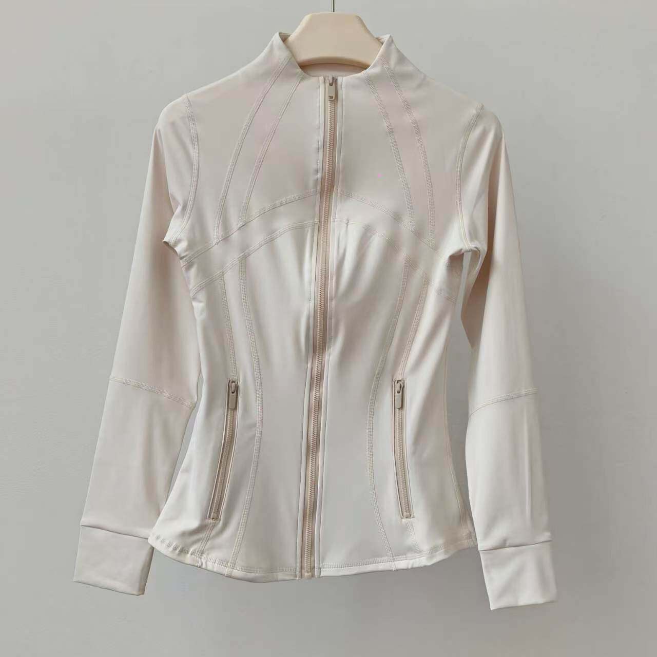 ヨガ服ジャケット女性痩身ランニングトレーニングスポーツスタン - Pilates Yoga Jacket のレビューと価格