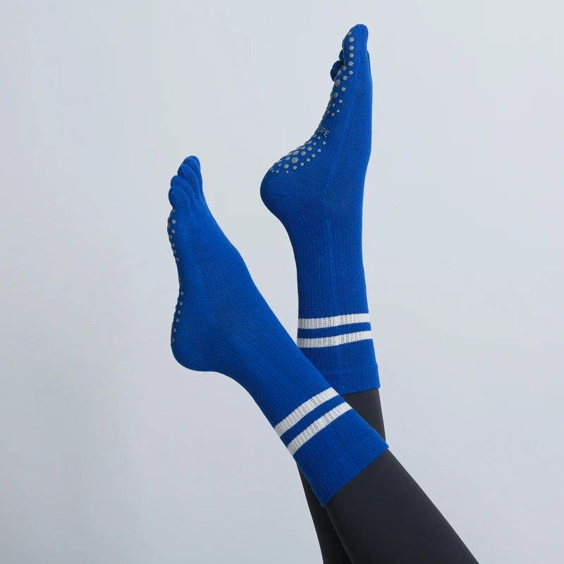 ハーフチューブヨガソックス,通気性,滑り止め,5本の指,スポ - Pilates Yoga &A のレビューと価格