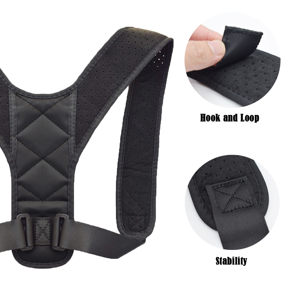 背中の姿勢矯正ベルトせむし矯正大人男性と女性座り姿勢矯正ベル - Posture Pole Corrector のレビューと価格