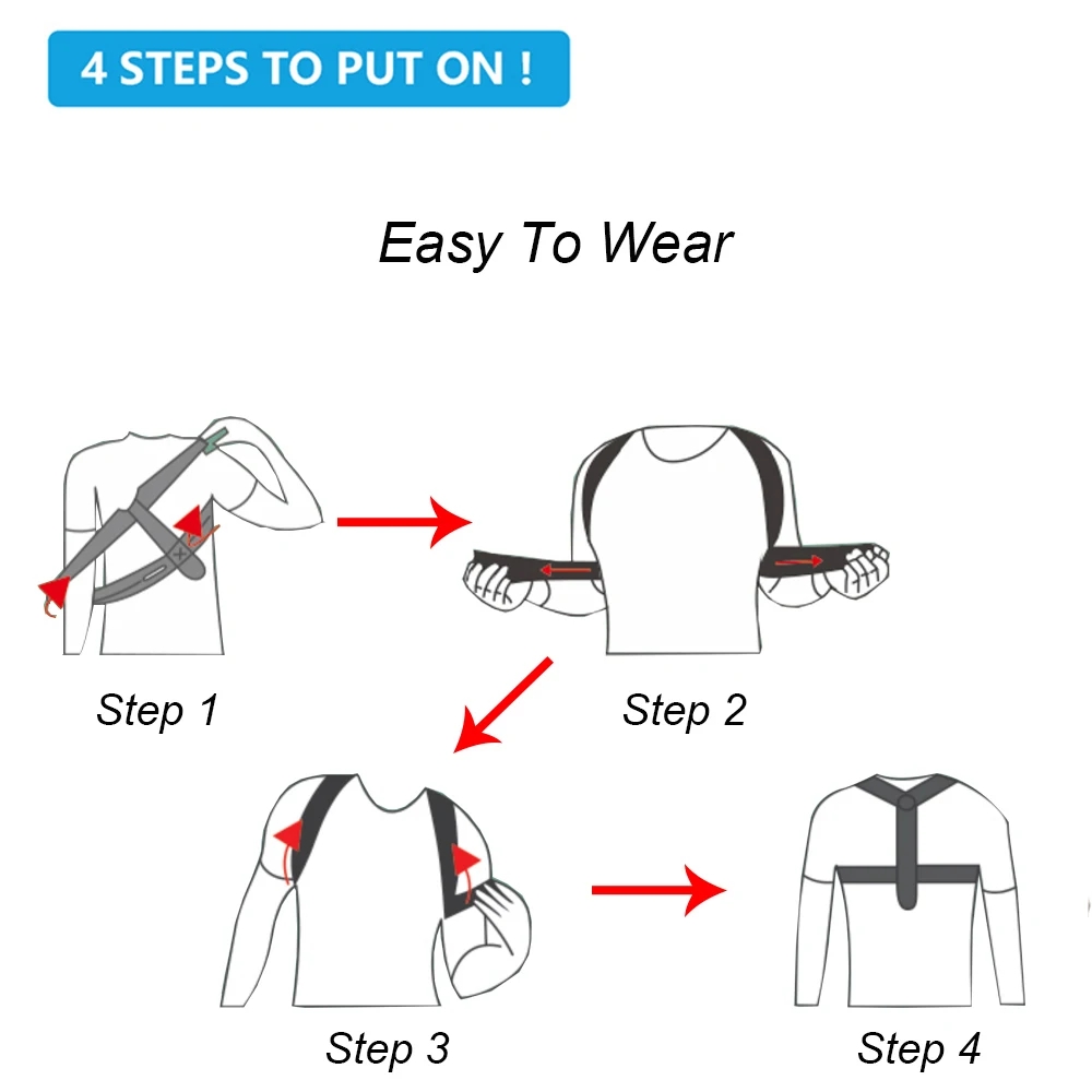 背中の姿勢矯正ベルトせむし矯正大人男性と女性座り姿勢矯正ベル - Posture Pole Corrector のレビューと価格