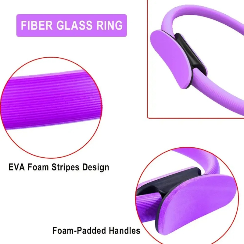 ピラティスヨガサークル美容バック痩身脚抵抗整形ヨガリングヨガ - Pilates Yoga Resistance Ring のレビューと価格